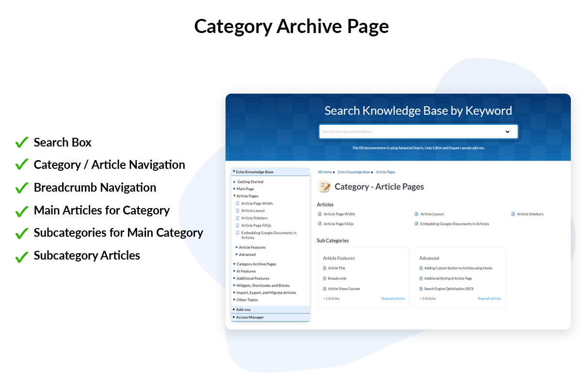 Category Archive Page example