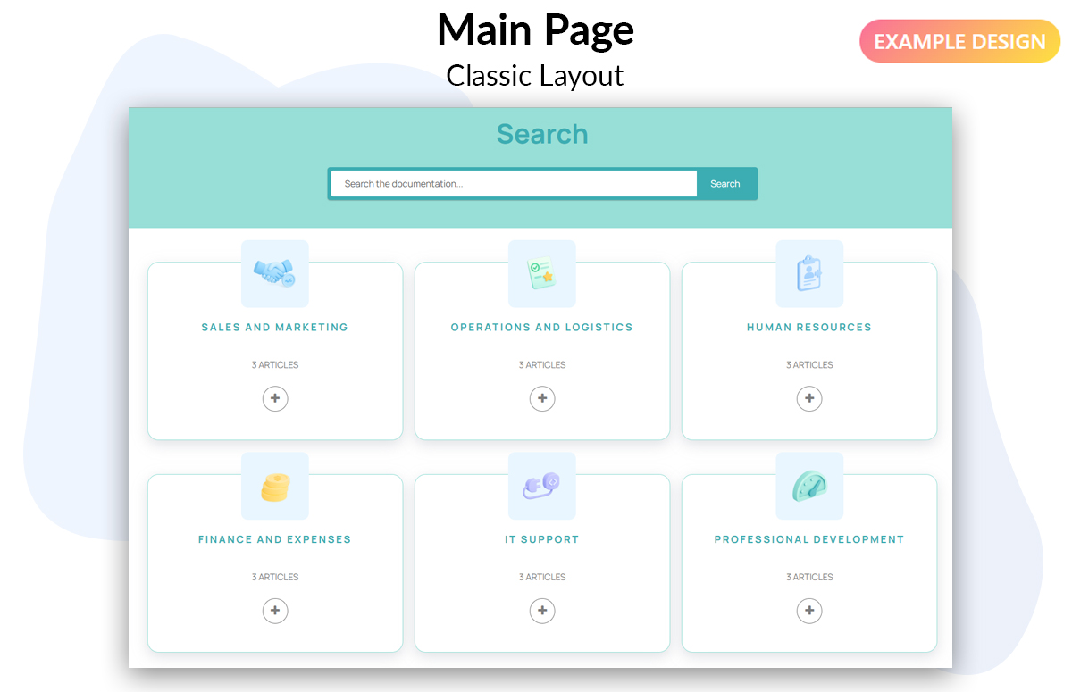 Classic Layout example