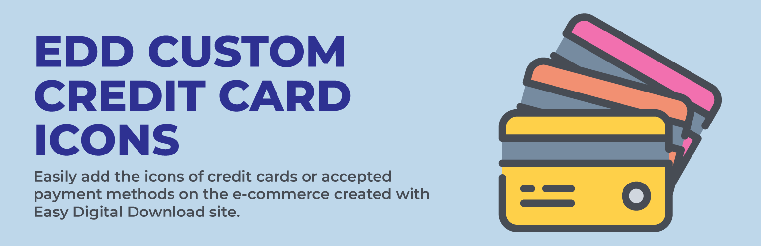 Custom Credit Card Icons for Easy Digital Downloads