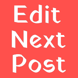 Edit Next Post Icon