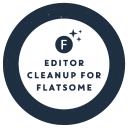 Editor Cleanup For Flatsome: FDP add-on to clean up the Flatsome UX Builder Icon
