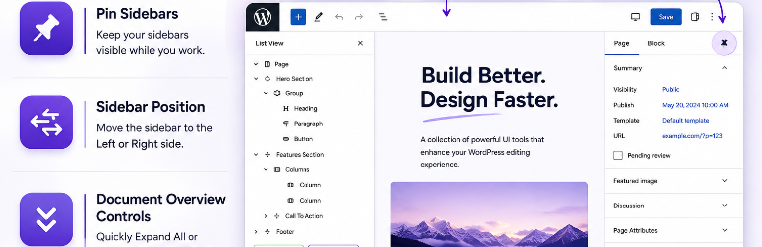 WordPress 外掛 Editor UI Tools 的封面圖片