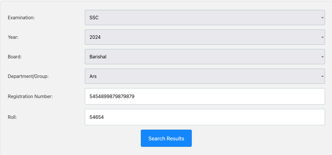 Search form