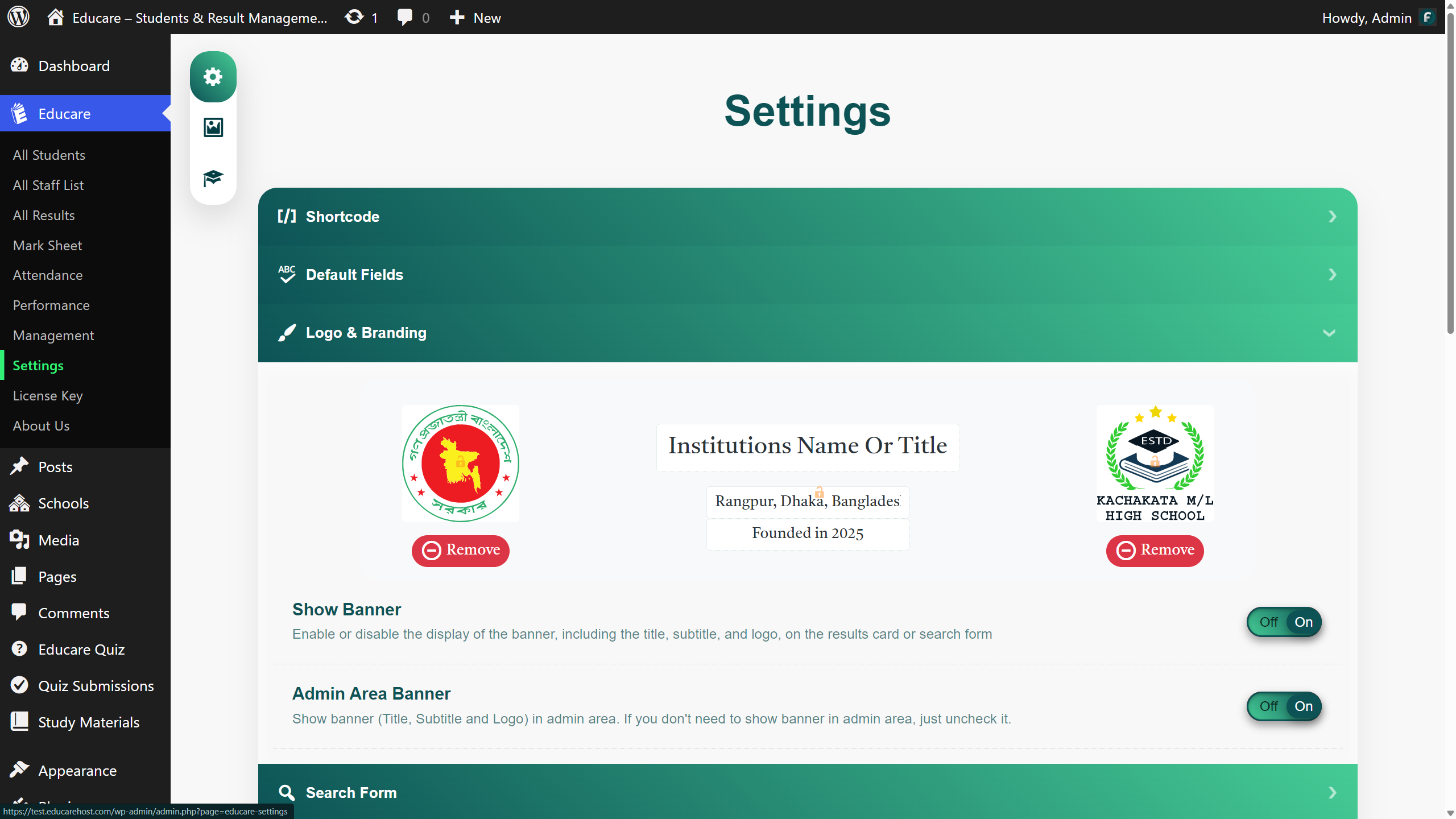 Custom Fields
