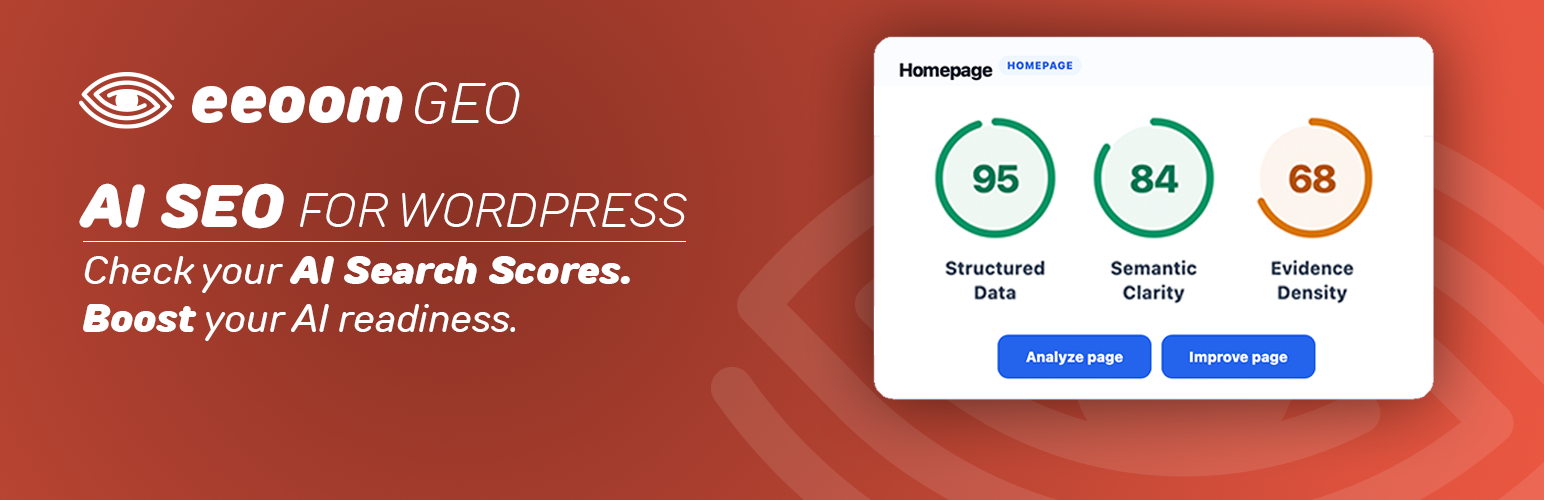 WordPress 外掛 eeoom GEO – AI SEO 的封面圖片