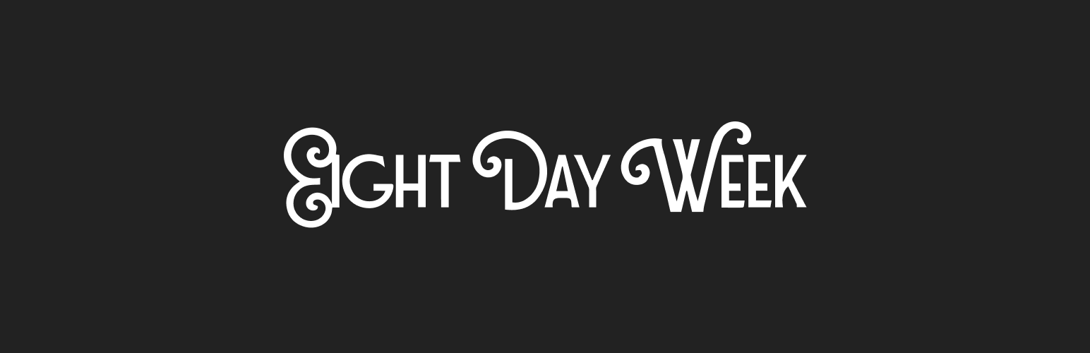 WordPress 外掛 Eight Day Week Print Workflow 的封面圖片。