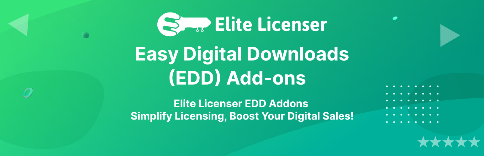 WordPress 外掛 Elite Licenser addon for Easy Digital Downloads (EDD) 的封面圖片。