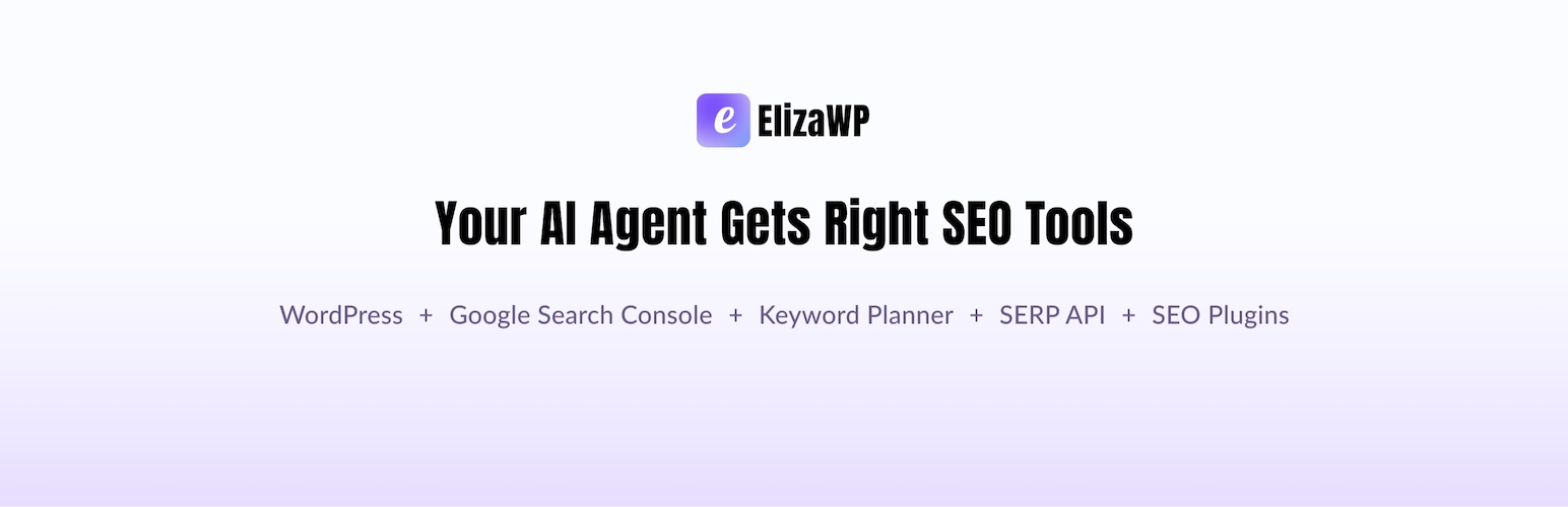 WordPress 外掛 ElizaWP – SEO MCP for AI Agents 的封面圖片