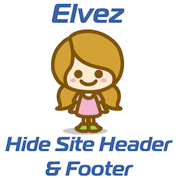 Elvez Hide Site Header Footer Wordpress プラグイン Wordpress Org 日本語