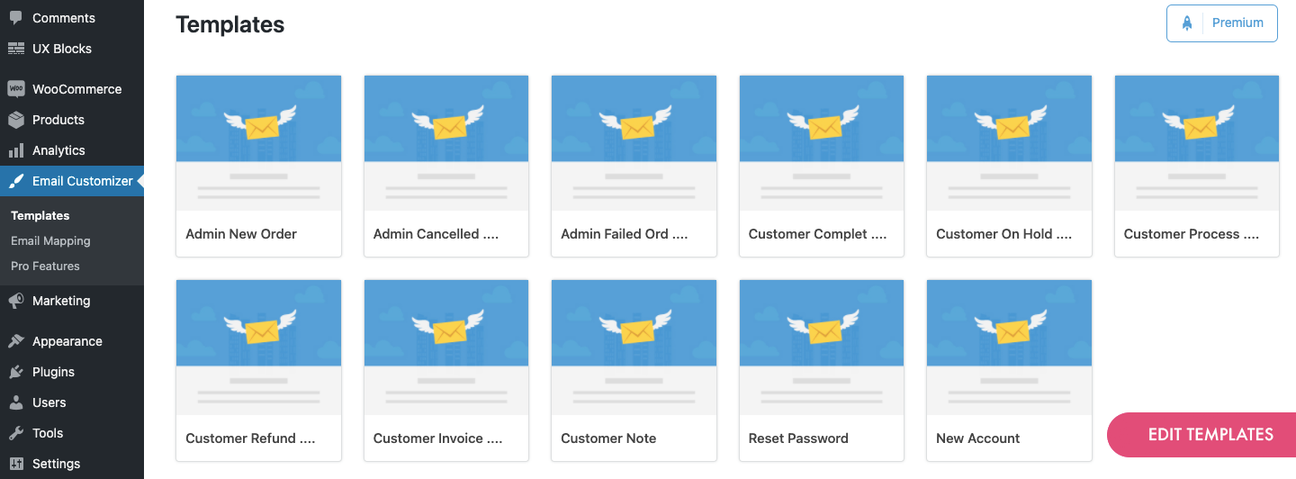 Add unlimited row to Email Templates.