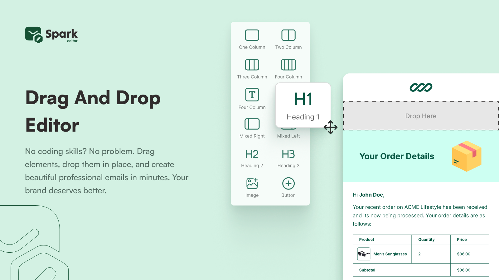 Drag and Drop Editor