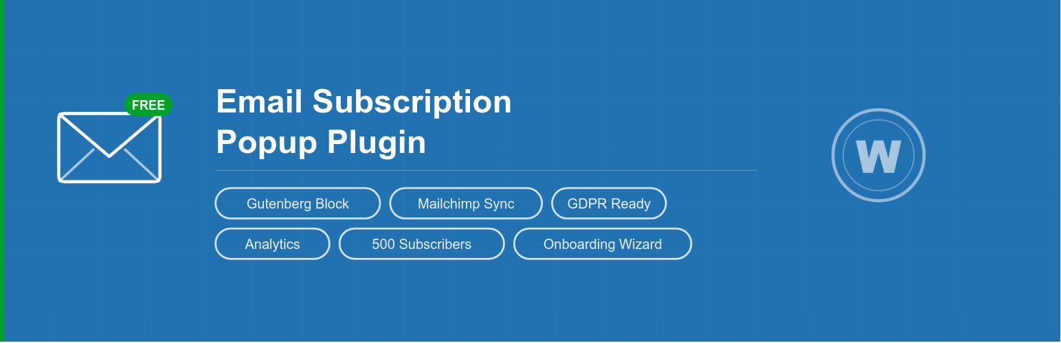 WordPress 外掛 Email Subscription Popup — Newsletter & GDPR Consent 的封面圖片