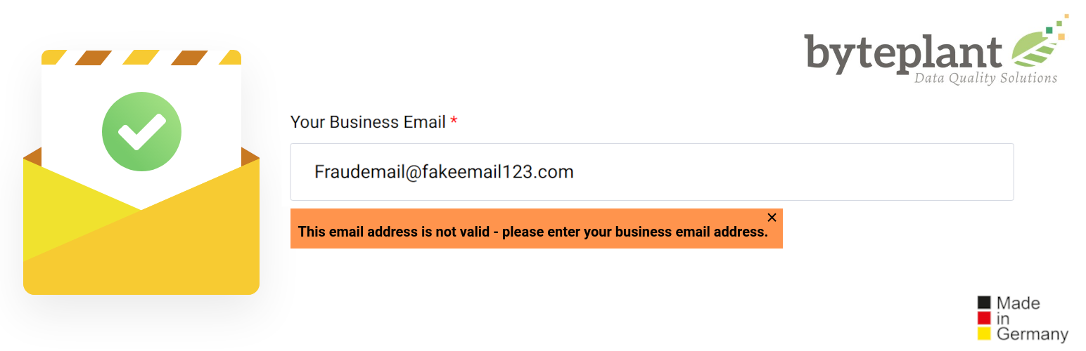 Byteplant Email Validator