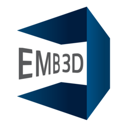 Emb3D Model Viewer logo