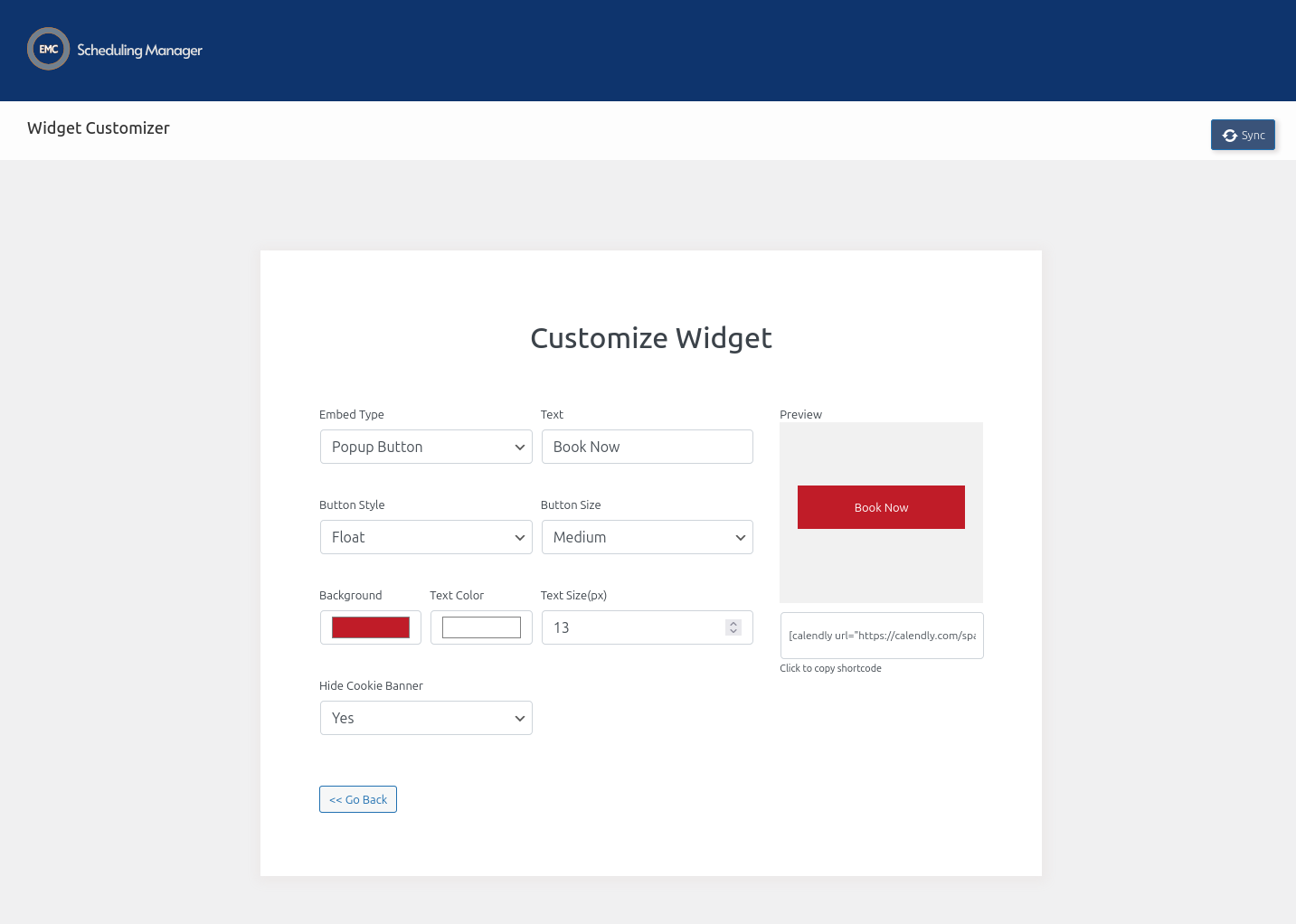 EMC – Easily Embed Calendly Scheduling Features
