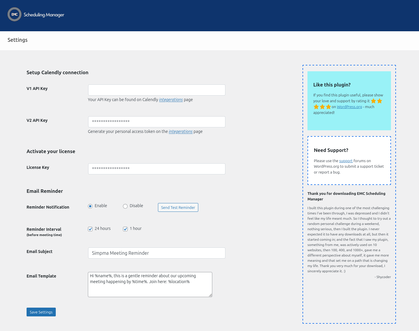 EMC – Easily Embed Calendly Scheduling Features