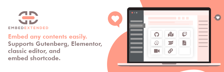 Embed Extended – Embed Maps, Videos, Websites, Source Codes, and more