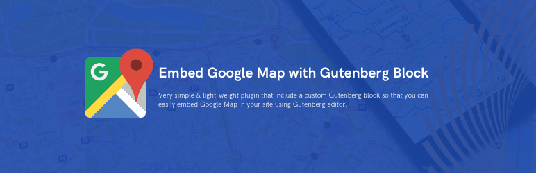 Block for Embed Google Maps