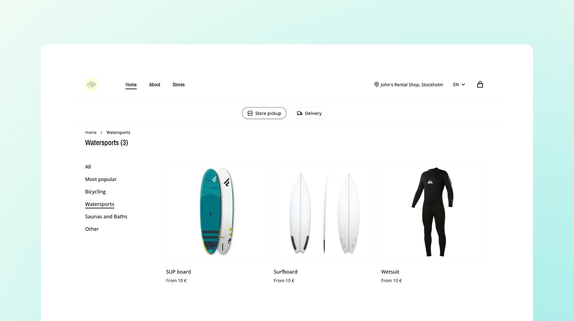 Product Listing