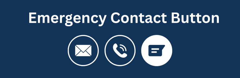 WordPress 外掛 Emergency Contact Button 的封面圖片。