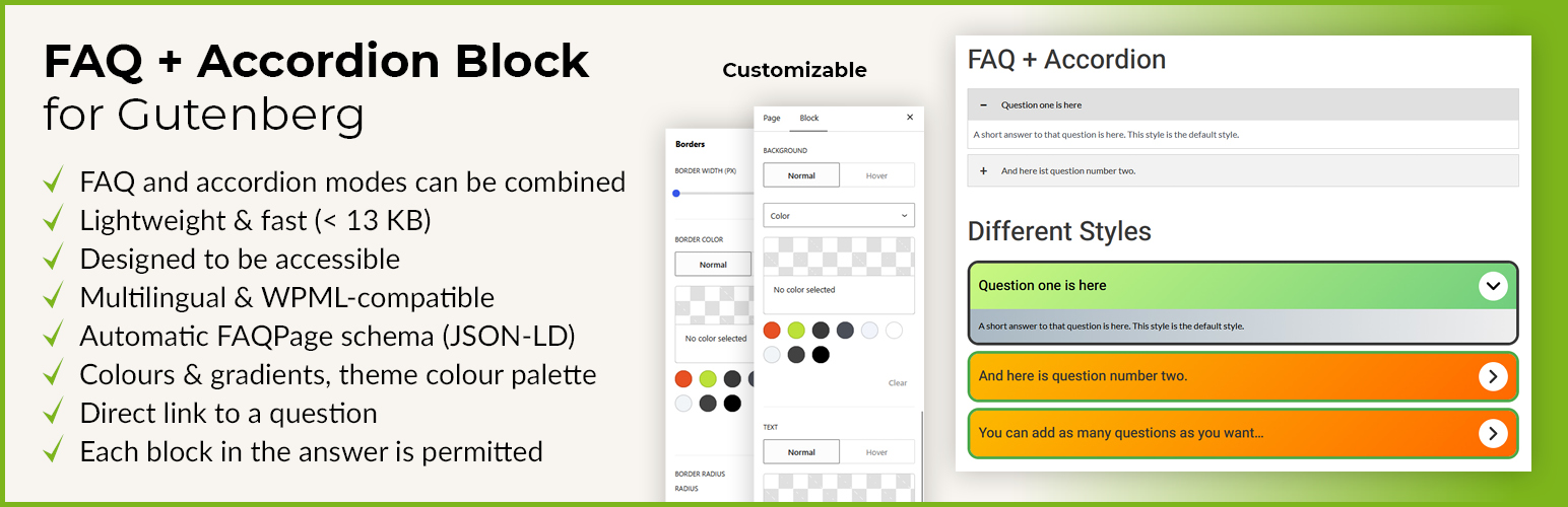EMN FAQ &amp; Accordion Block