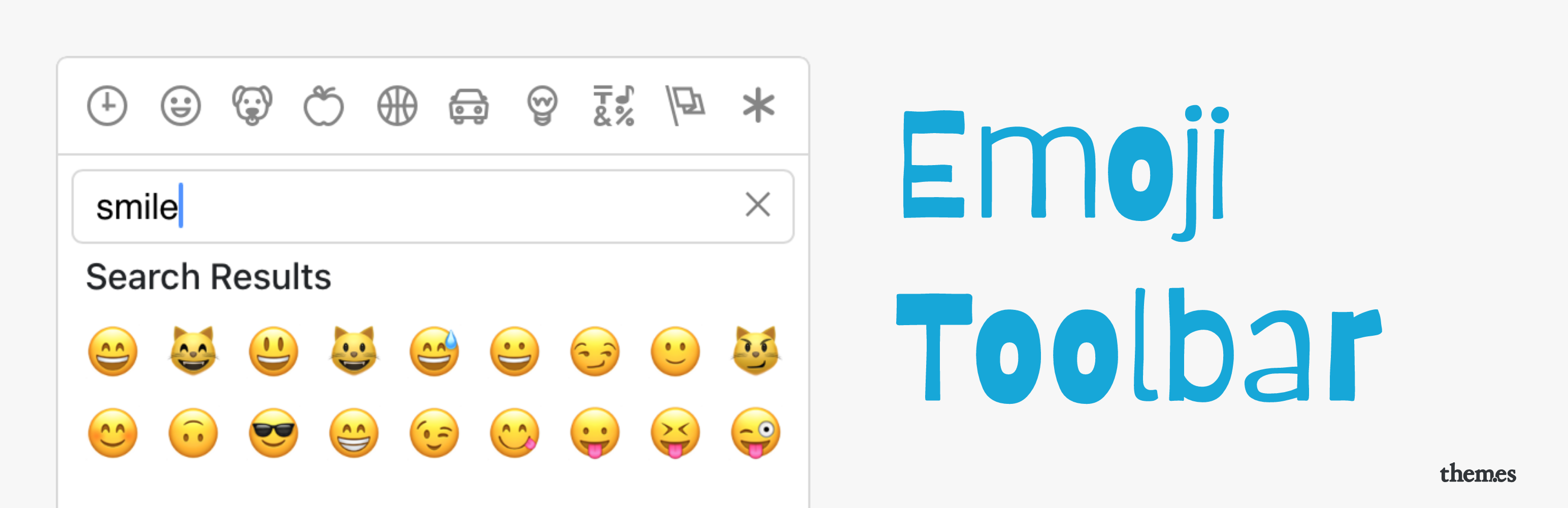 Emoji Toolbar