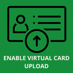 Enable virtual card upload – vcf,vcard