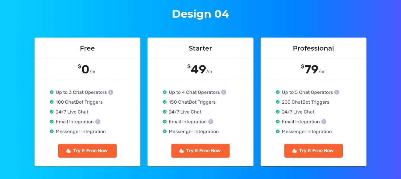 Pricing Design 4