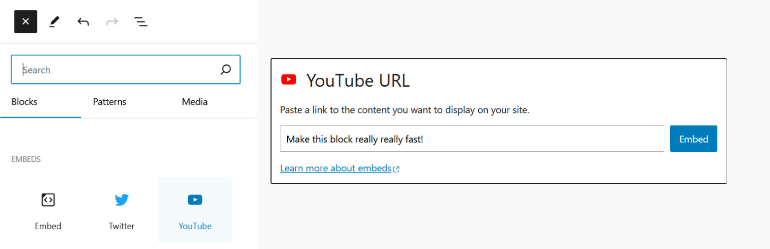Enhanced Embed Block for YouTube & Vimeo