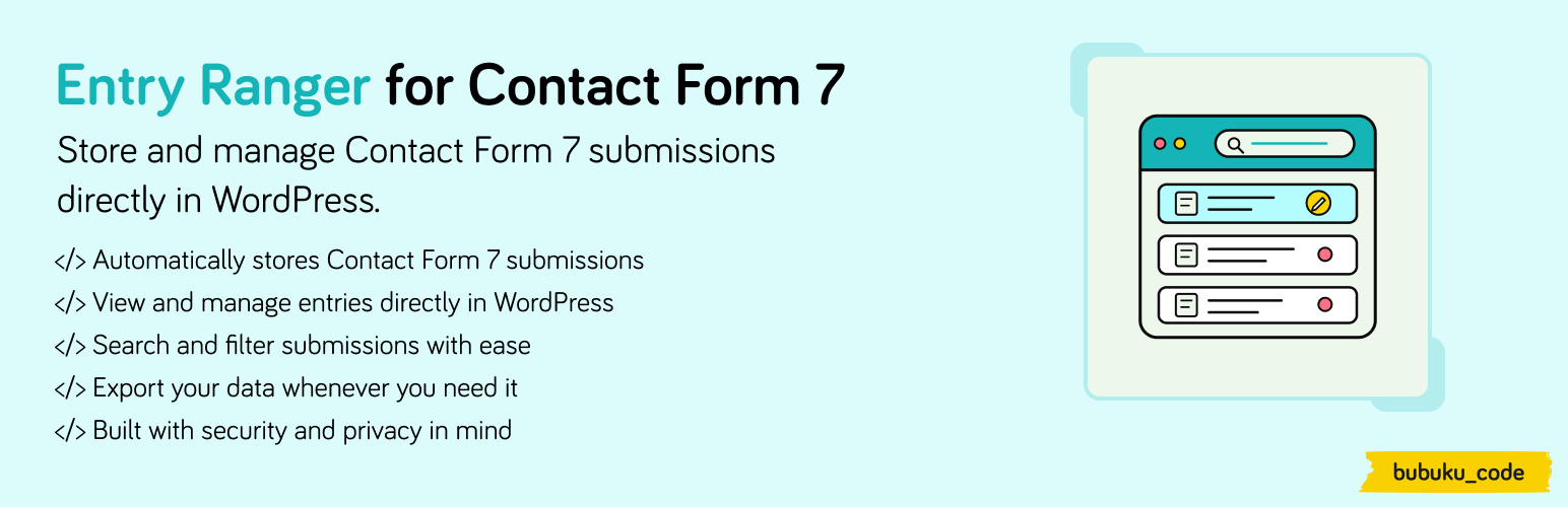 Entry Ranger for Contact Form 7
