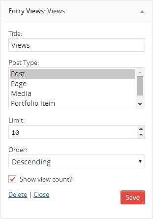 Entry Views - Screenshot 1