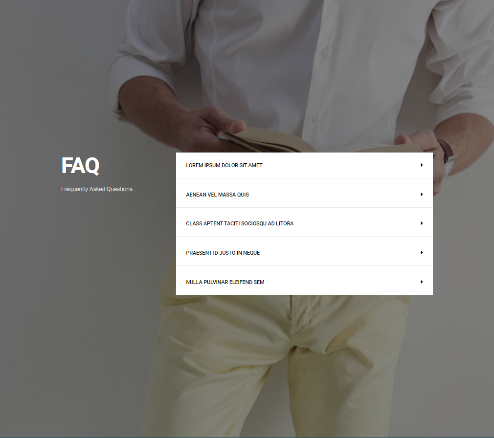 WooCommerce Elementor FAQ Template #2