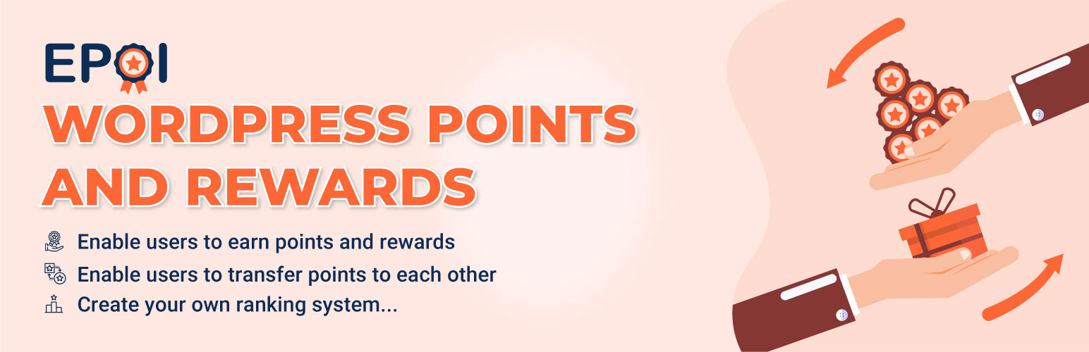 WordPress 外掛 EPOI – WP Points and Rewards 的封面圖片。