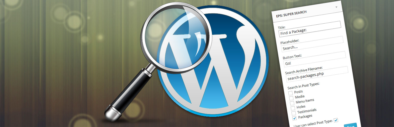 Super Search – Custom Post Types