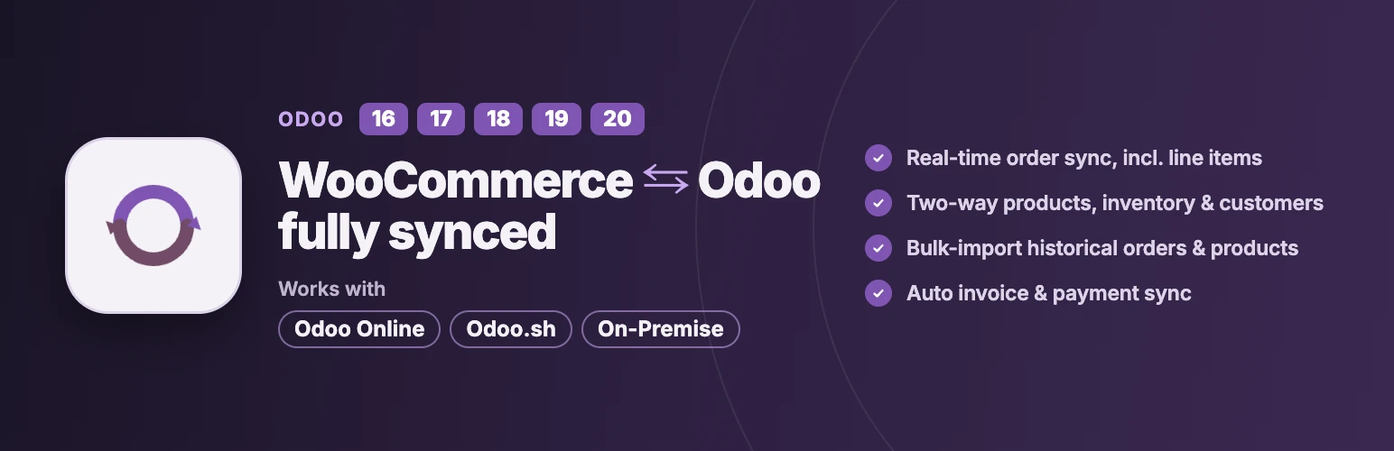 Odoo Integration for WooCommerce preview