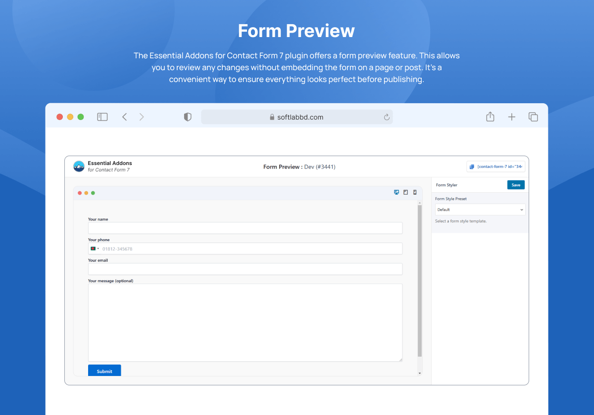 Form Preview