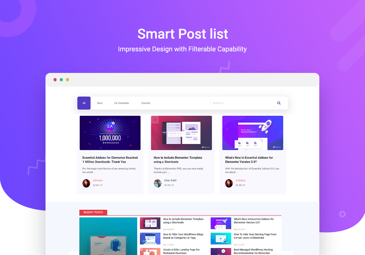 Smart Post List Widget