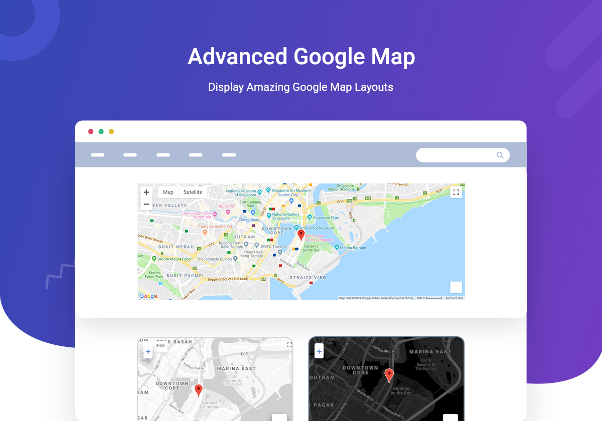 Advanced Google Map Widget