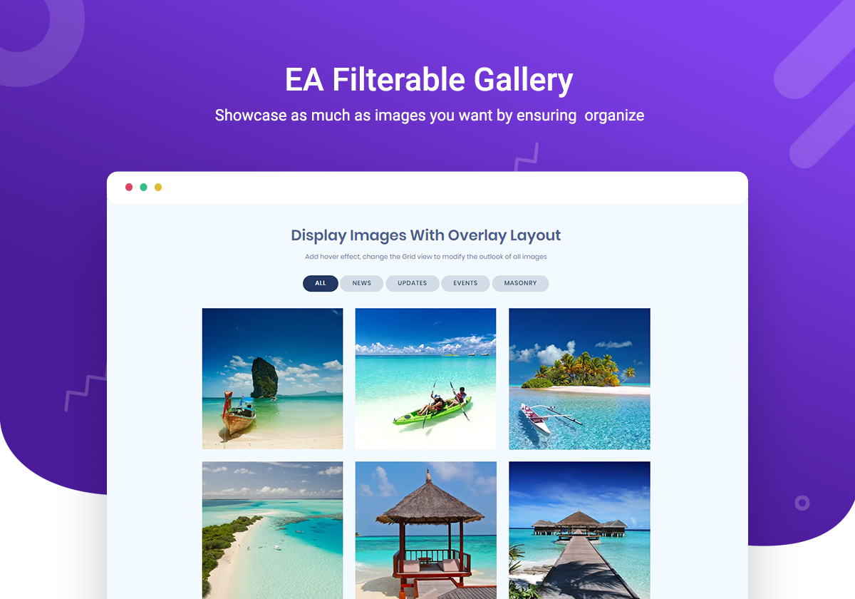 Filterable Gallery Widget