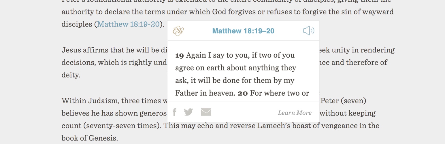 ESV CrossReference Tool