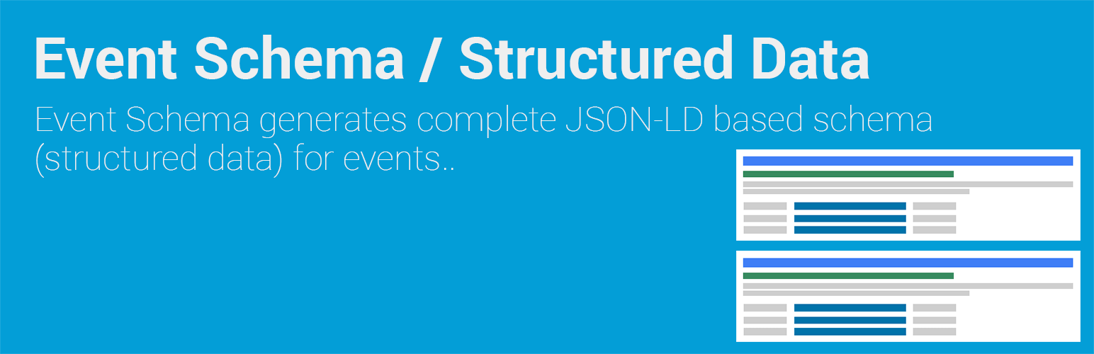 WordPress 外掛 Event SEO: Event Schema / Structured Data: Google Rich Snippet Schema for Event 的封面圖片。