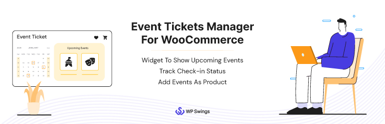 Event Tickets Manager for WooCommerce –  Event, Events Calendar, Event Tickets and Registration, Event Check-in Using Emails, Edit Your Ticket Content