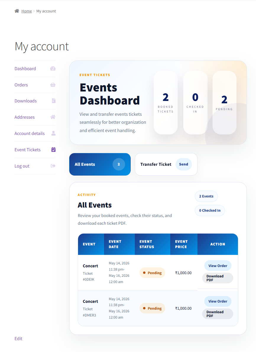 Event Tickets Manager for WooCommerce