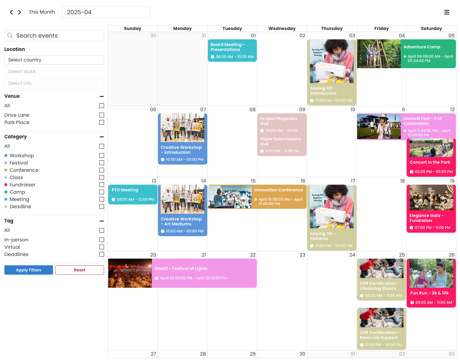 Month View
