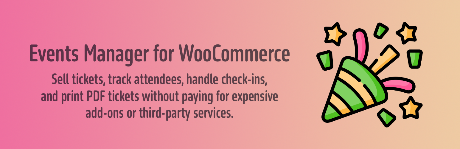 Evenzo Events Manager for WooCommerce