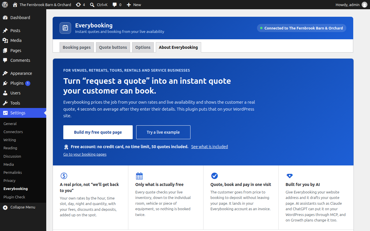Getting started, with a gallery of working examples for different kinds of business.