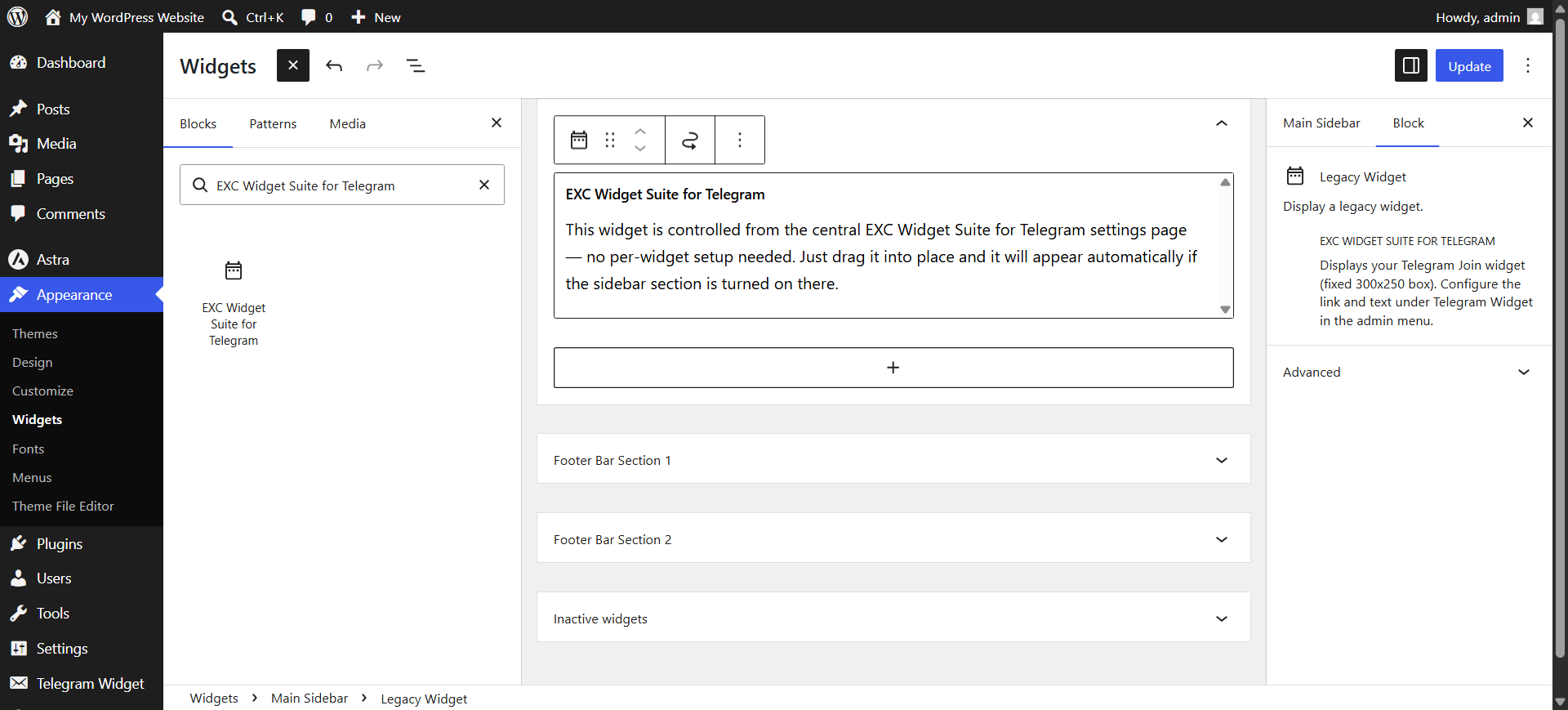 Fixed 300×250 card-style widget shown in a sidebar