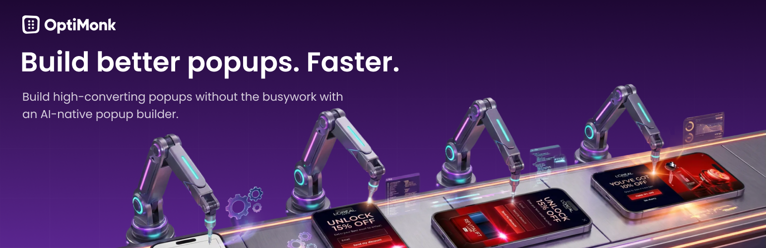 AI Popup Builder & Popup Maker by OptiMonk