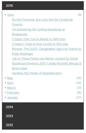 The widget on my blog. This version has custom CSS applied.