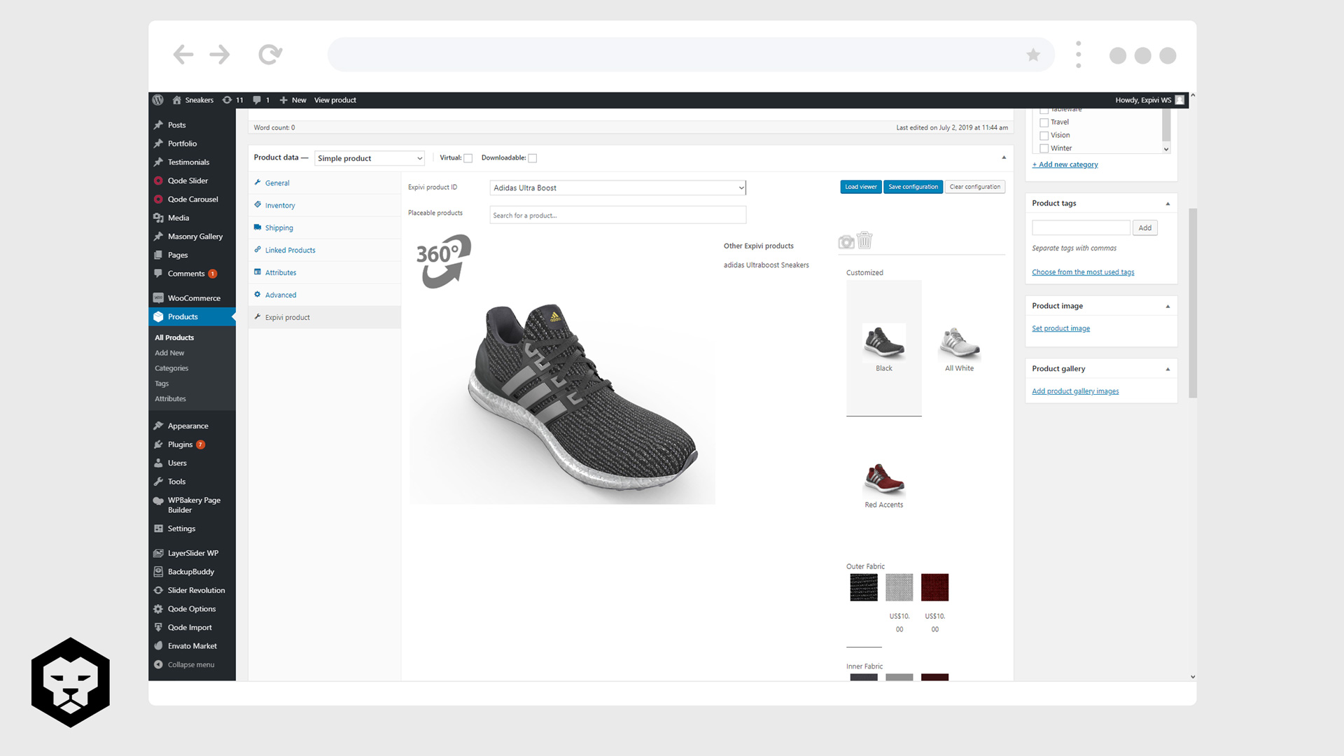 You can create configurable products via your normal woocommerce pages, all you have to do is to link Expivi to your existing Wordpress products so that you can give your customers a pre configured product or scene.